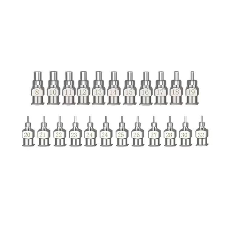 Aguja de precisión de bayoneta de una sola pieza