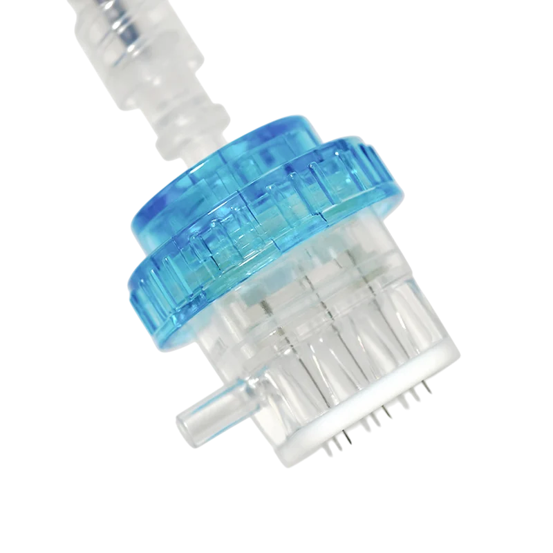 Siete agujas mesoscópicas de grado 9