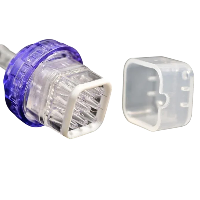 Siete agujas mesoscópicas de grado 9