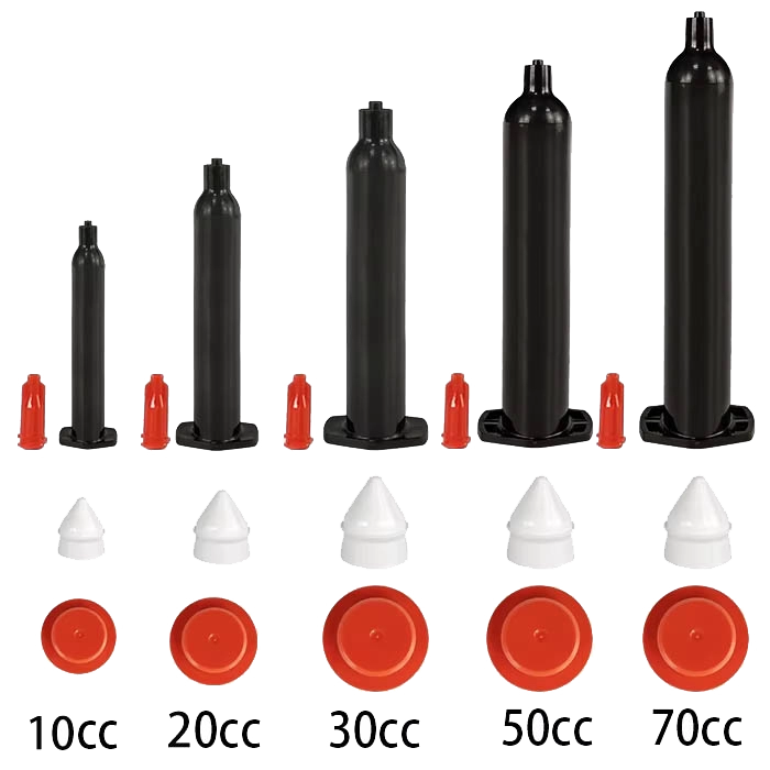 Cilindro de jeringa de plástico estilo Musashi